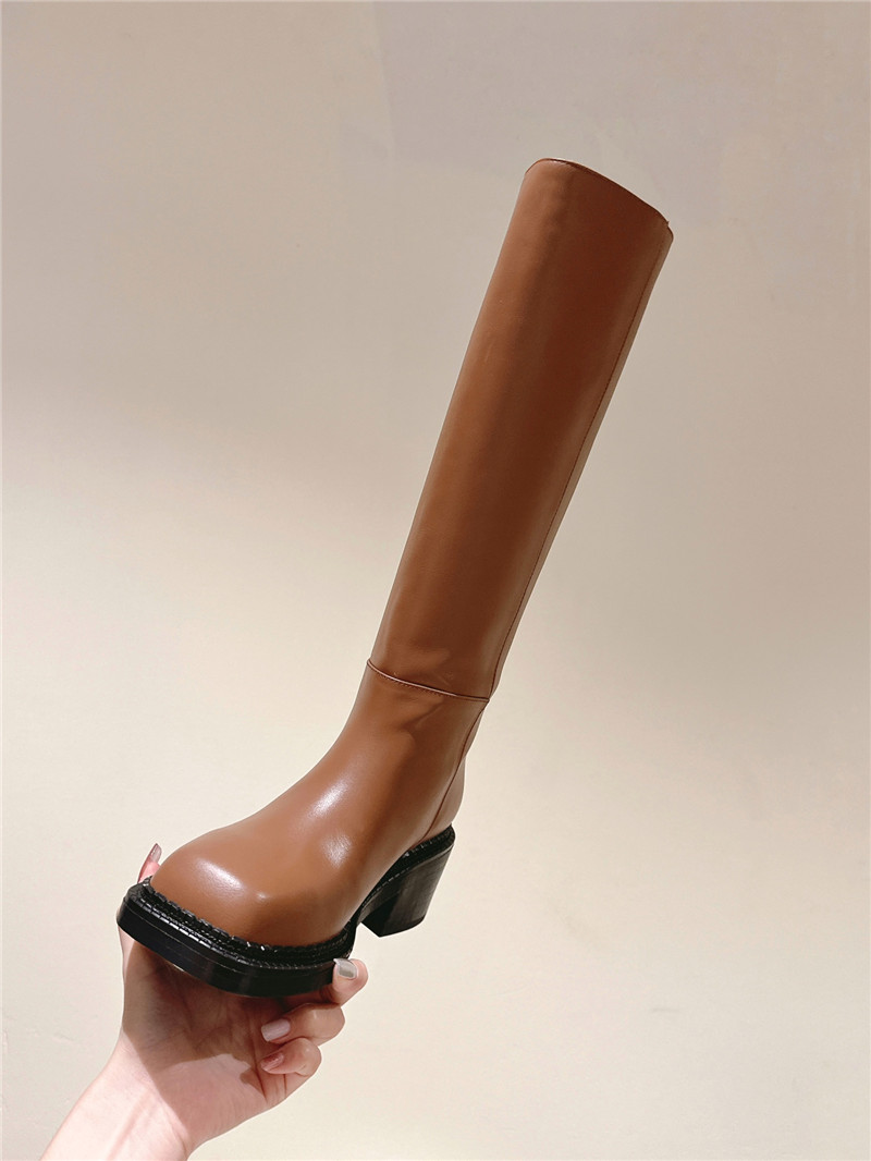 Pra*a phenix leather knee-high boots