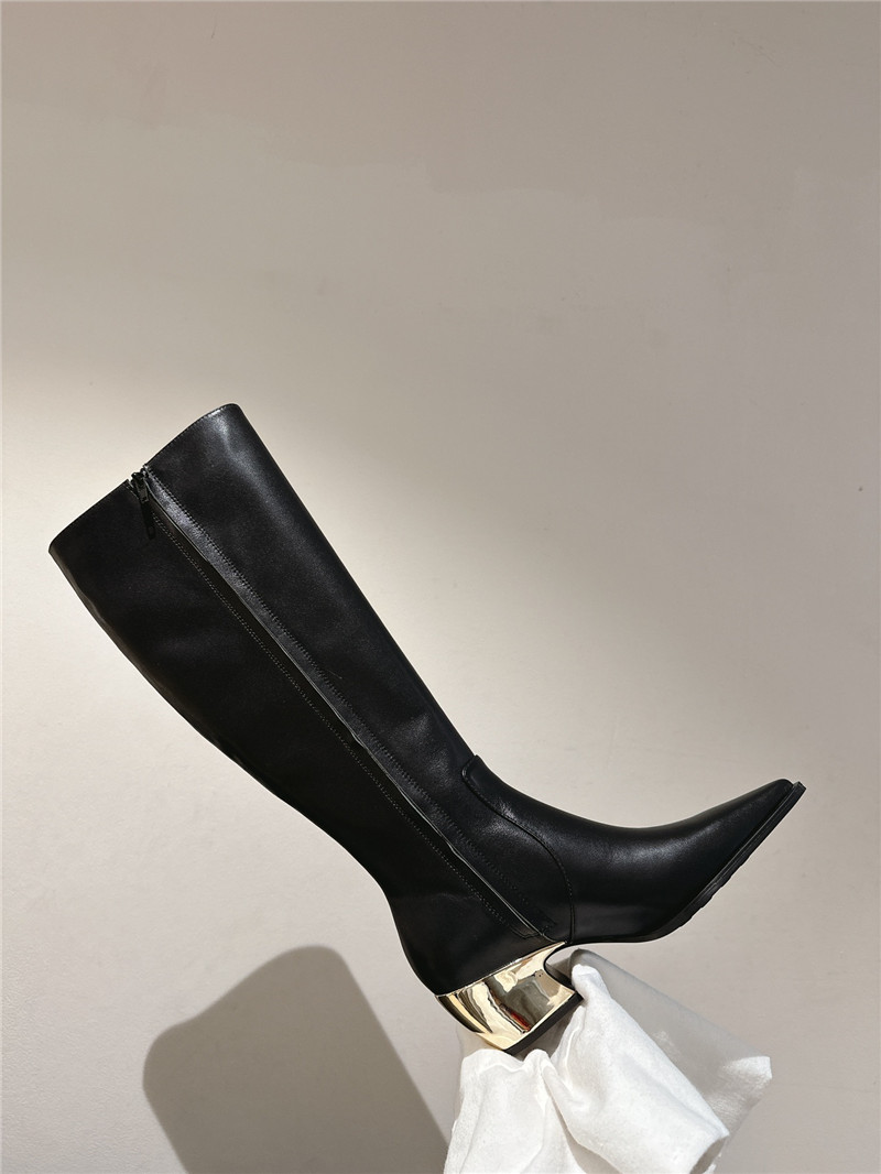 b0tt*ga Ven*ta tex leather knee-high boots