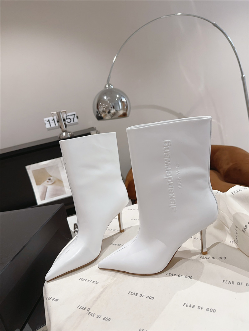A1exa*der wang pointed toe stiletto heel ankle boots
