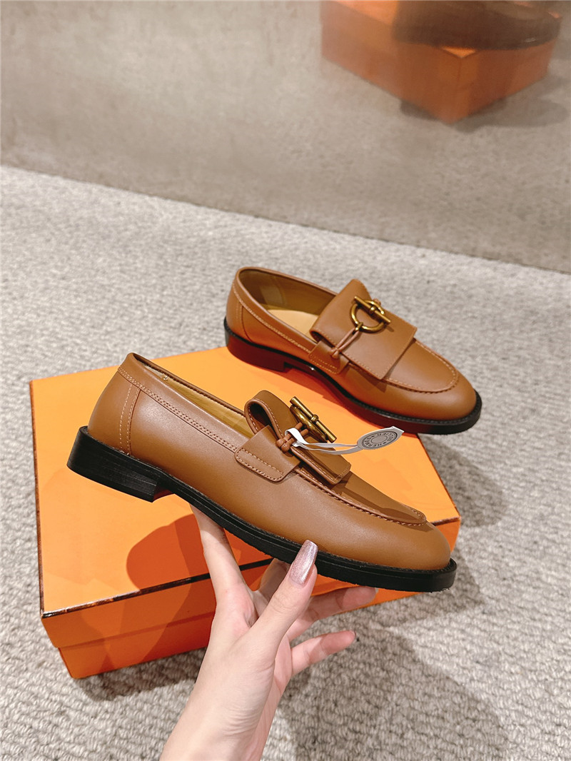H**me5 impact loafers in naturel calfskin