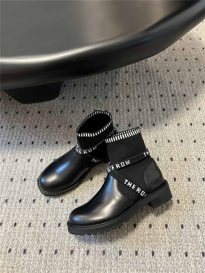 The R0w flying knit socks ankle boots replica designer shoes