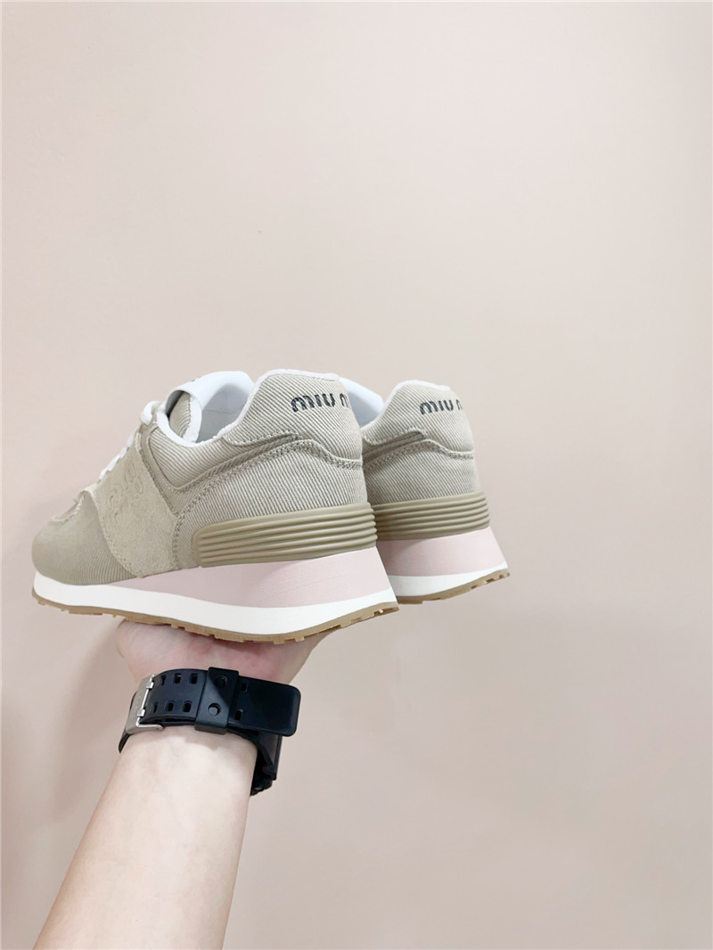 Miu Miu x New Balance 574 Leather Sneakers for Women
