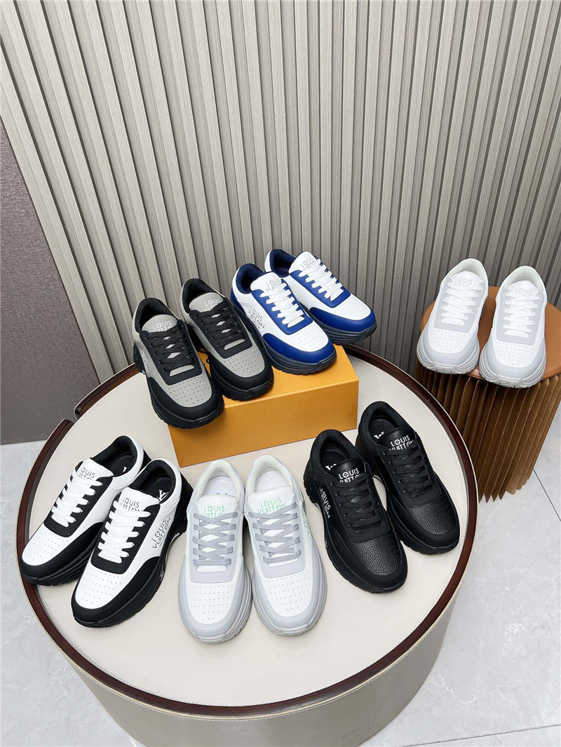 l0vis Vvtt0n lv gray platform sneakers