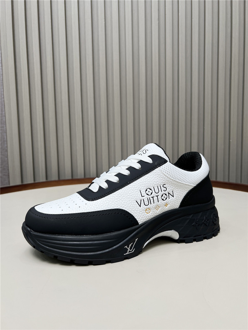 l0vis Vvtt0n lv black  white platform sneakers
