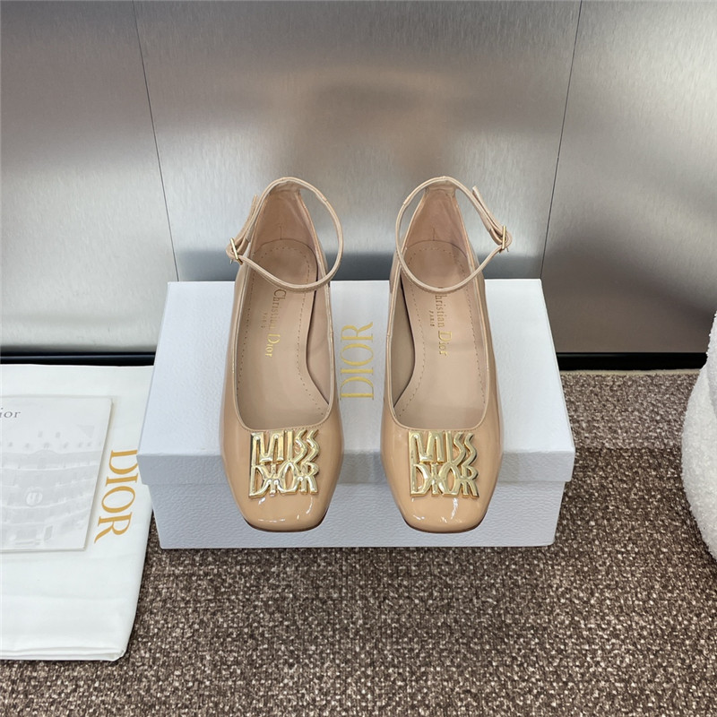 D10r miss D10r graffiti pumps nude patent calfskin