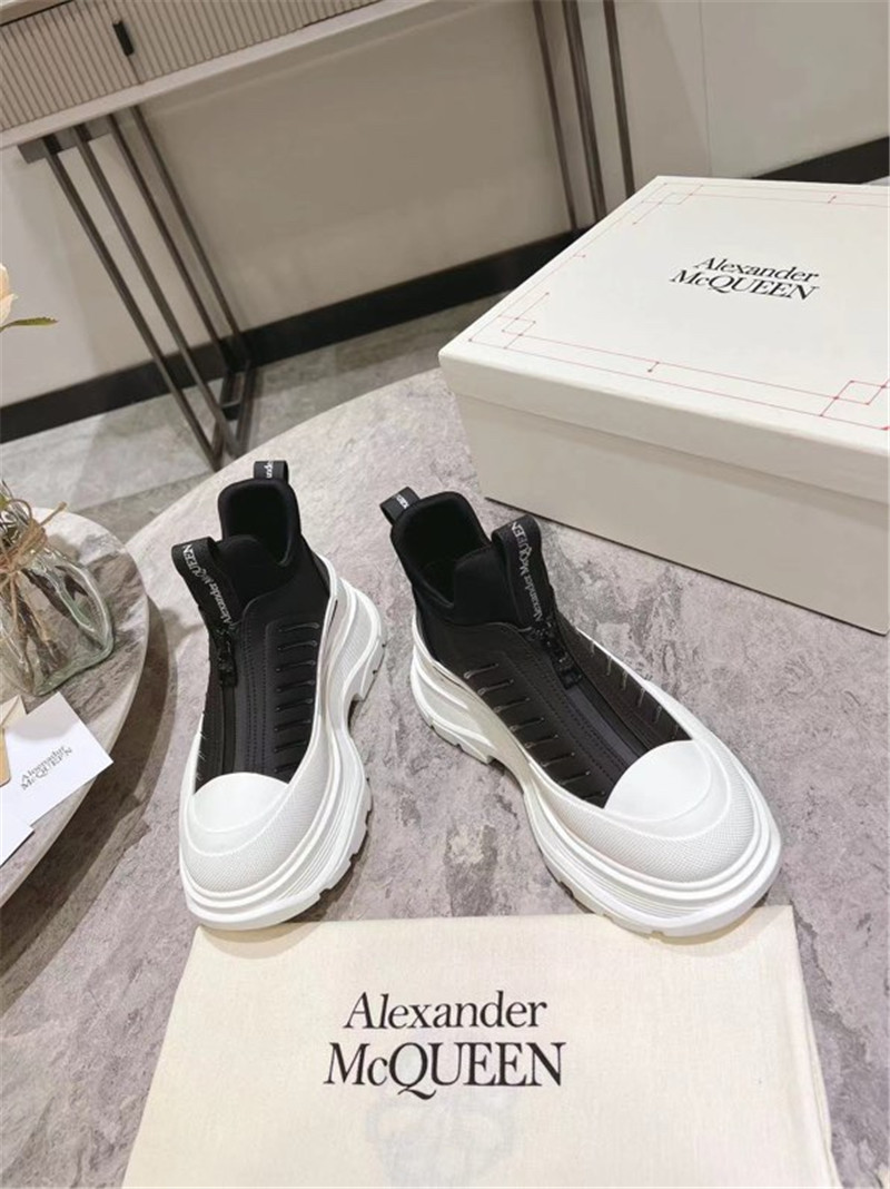 a1exa*der Mcqv*en zip-up low top sneakers