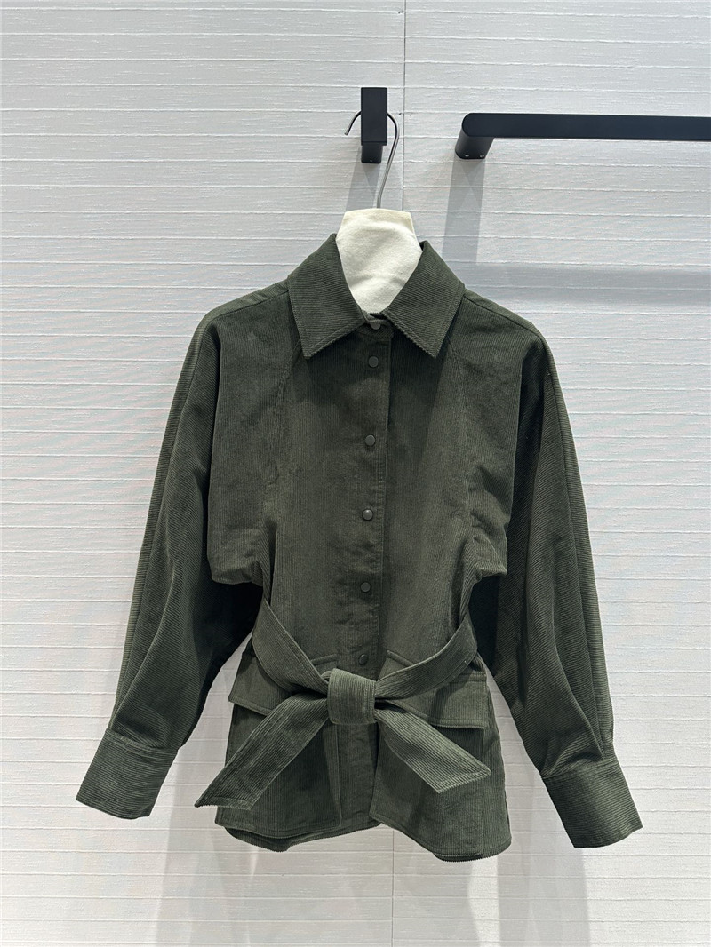 Vanitoo corduroy lace-up shirt replica clothing sites