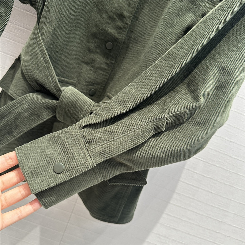 Vanitoo corduroy lace-up shirt replica clothing sites