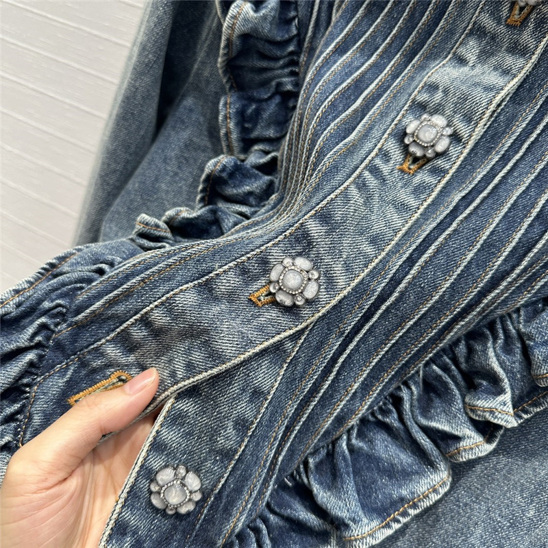 Ch**el denim jacket cheap replica designer clothes