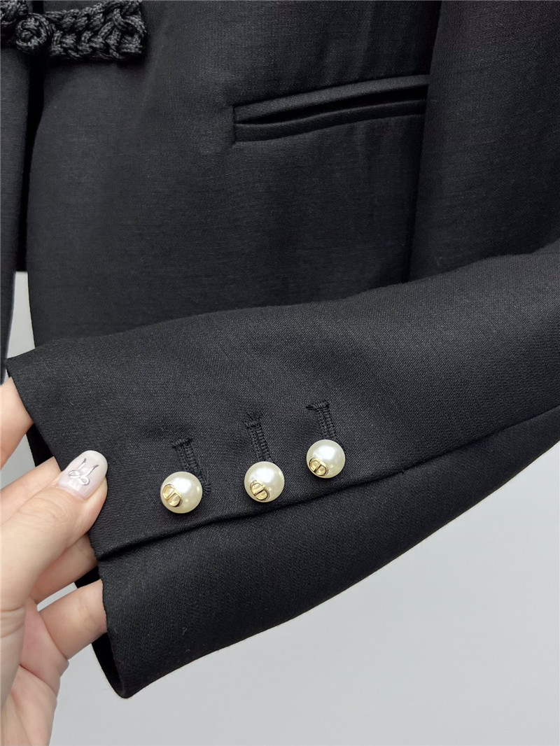 D10r stand collar buttoned suit jacket replicas clothes