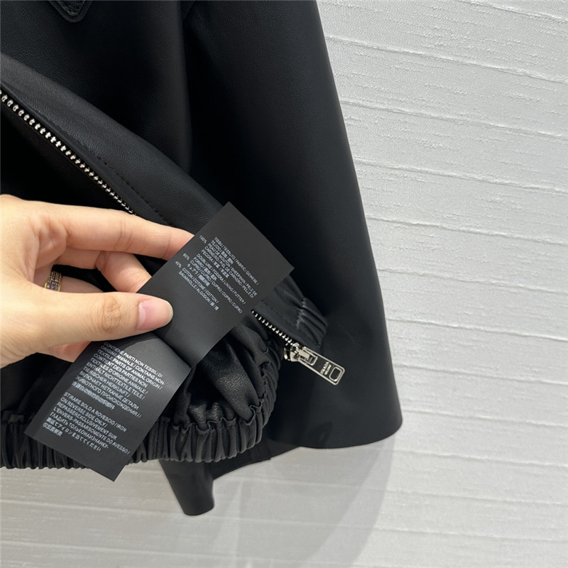 Pra*a leather jacket replica clothes