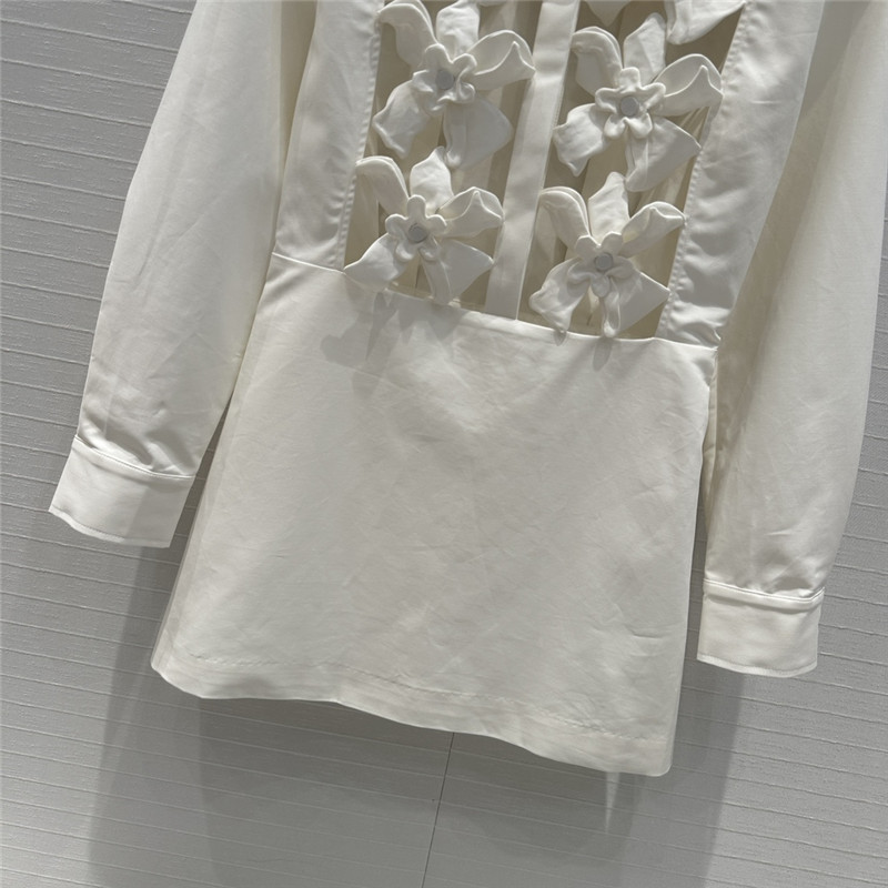 Va1e*ntin0 white shirt dress replica designer clothing websites