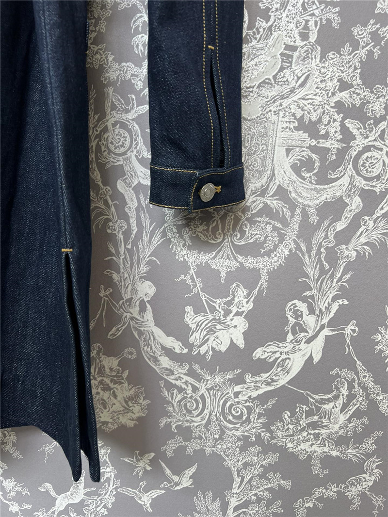 D10r long sleeve denim dress replica d&g clothing