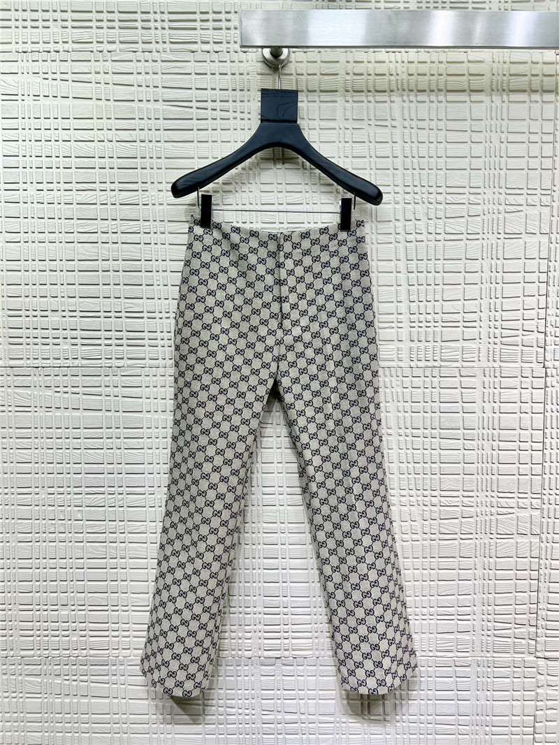 Gvc*1 classic jacquard trousers replica designer clothes