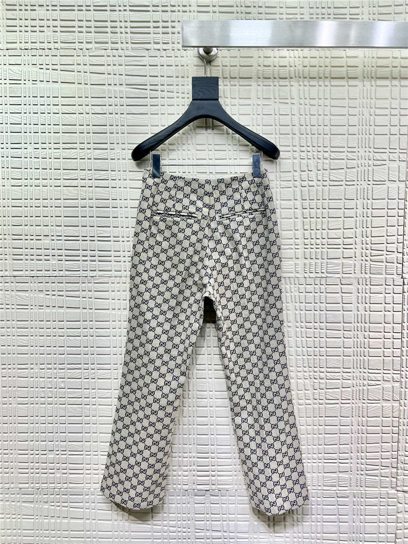 Gvc*1 classic jacquard trousers replica designer clothes
