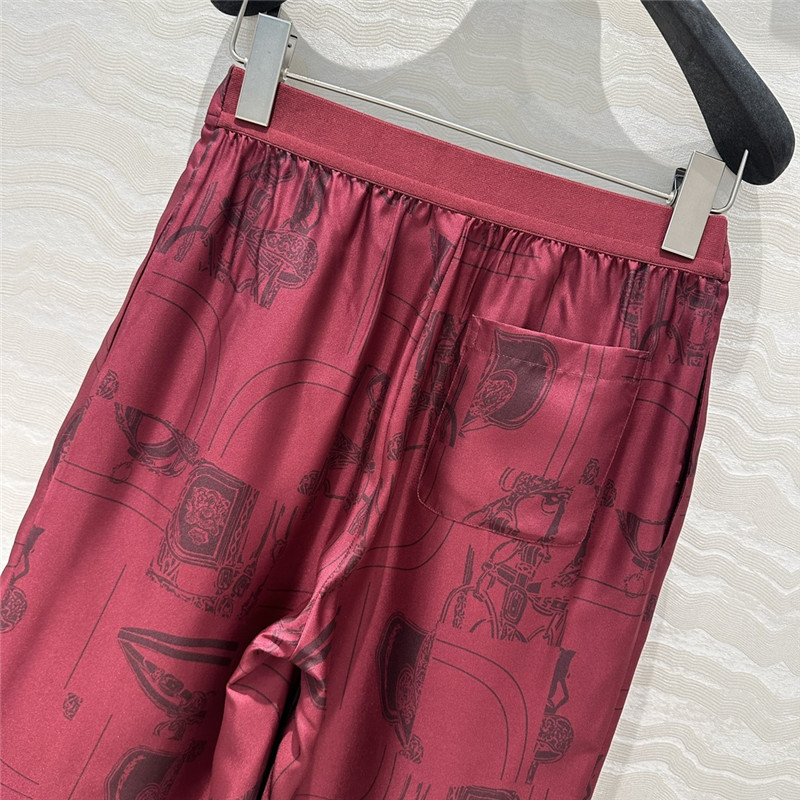 H**me5 silk straight wide-leg pants replicas clothes
