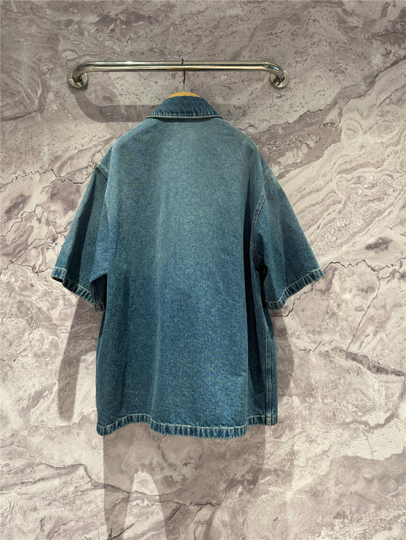 Gvc*1 pocket denim shirt replica designer clothes