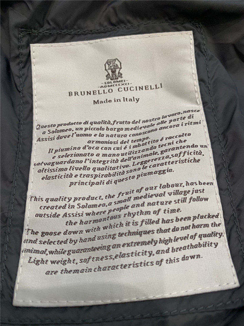 BC hooded zip-up down jacket replica designer clothes