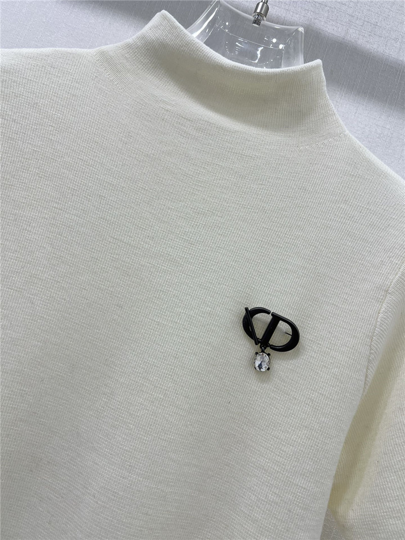 D10r knitted short-sleeved top replica d&g clothing