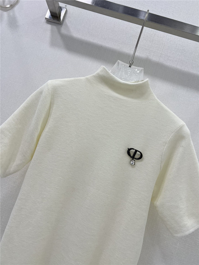 D10r knitted short-sleeved top replica d&g clothing