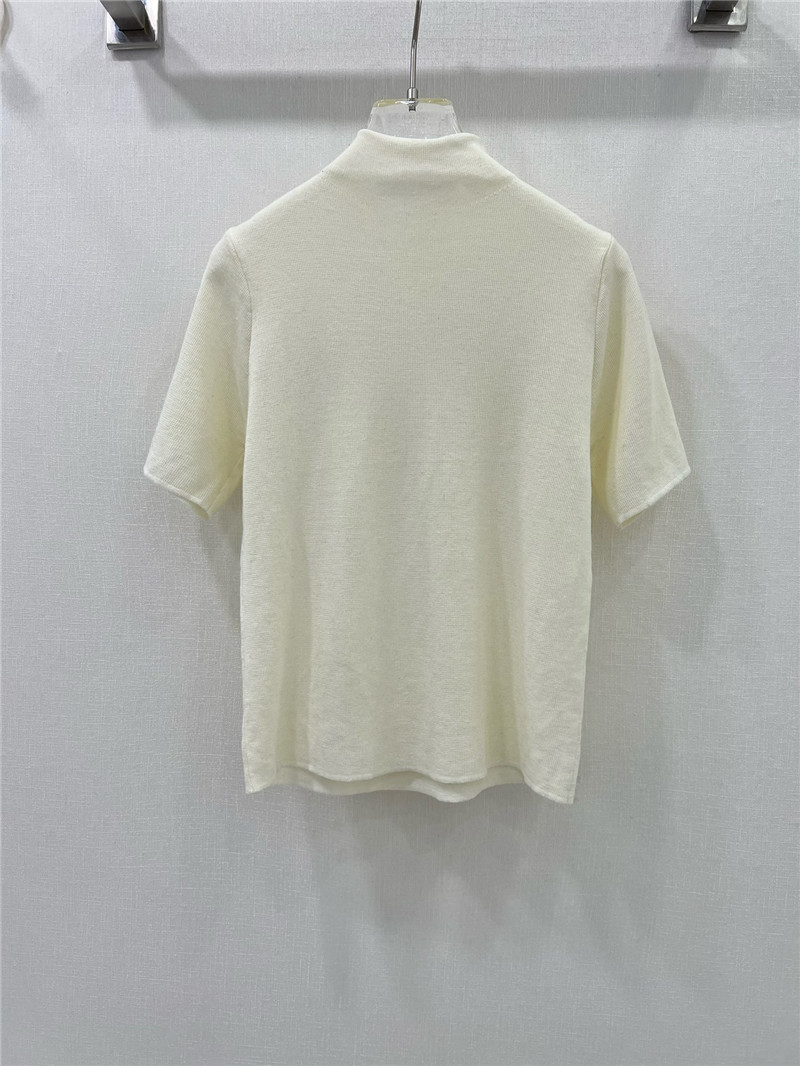D10r knitted short-sleeved top replica d&g clothing