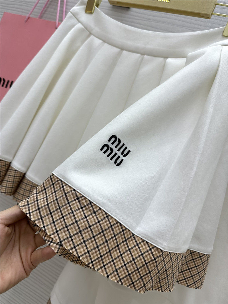 M1um1u long sleeve polo collar dress replicas clothes