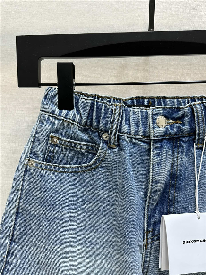 A1exa*der wang waist side letter shorts replica clothing sites