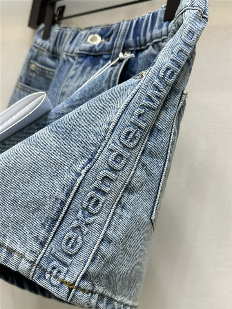 A1exa*der wang waist side letter shorts replica clothing sites