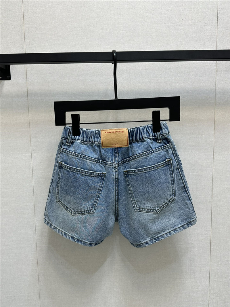 A1exa*der wang waist side letter shorts replica clothing sites
