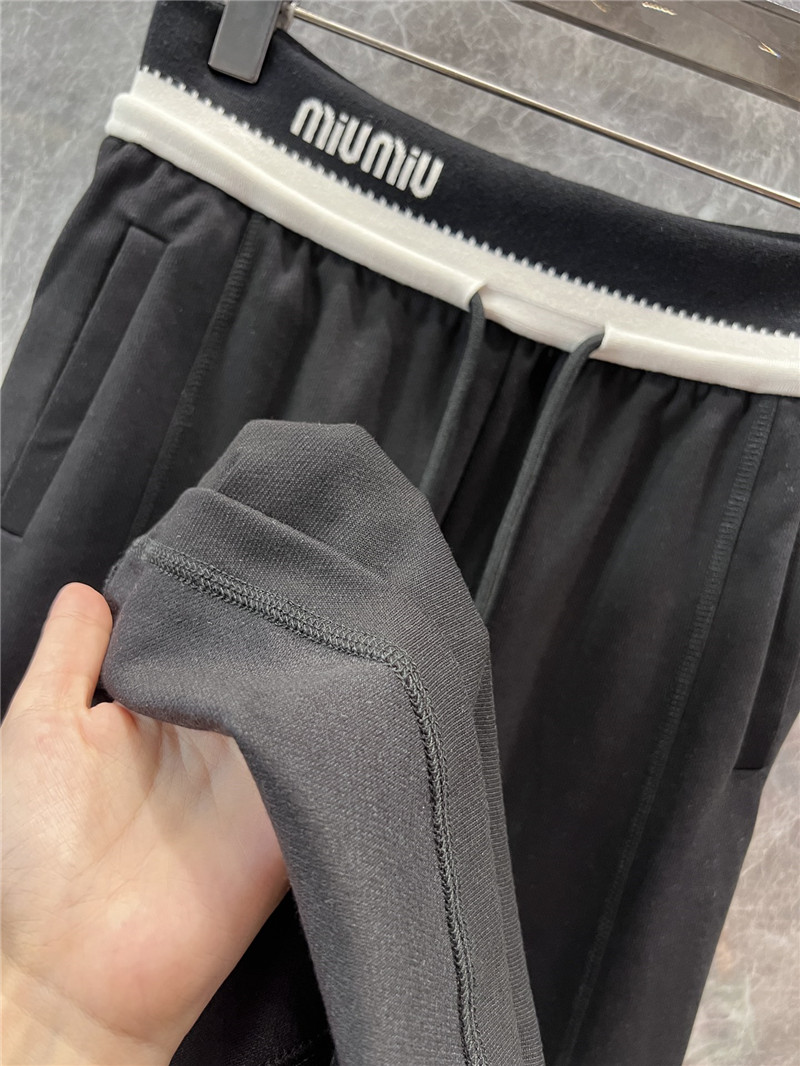 M1um1u casual wide-leg pants replica clothing sites