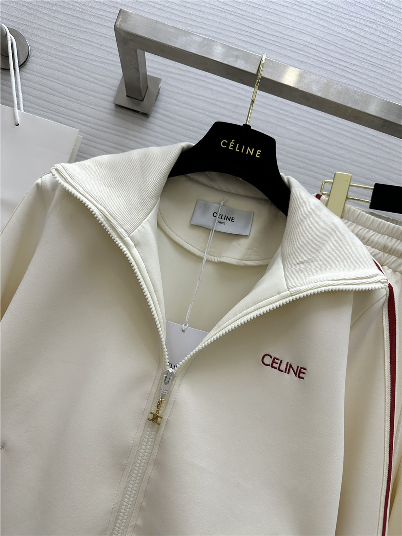 Ce1i*e stand collar zipper suit replica d&g clothing
