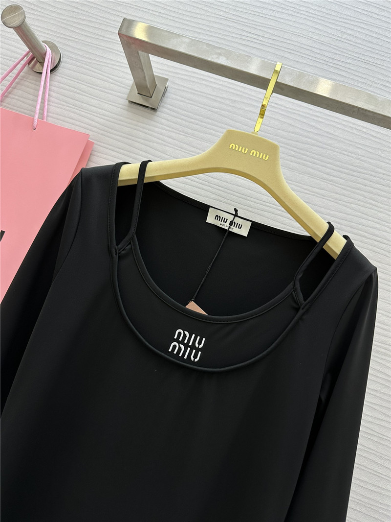 M1um1u long sleeve dress replica clothing sites