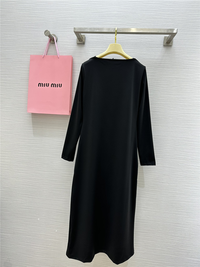 M1um1u long sleeve dress replica clothing sites