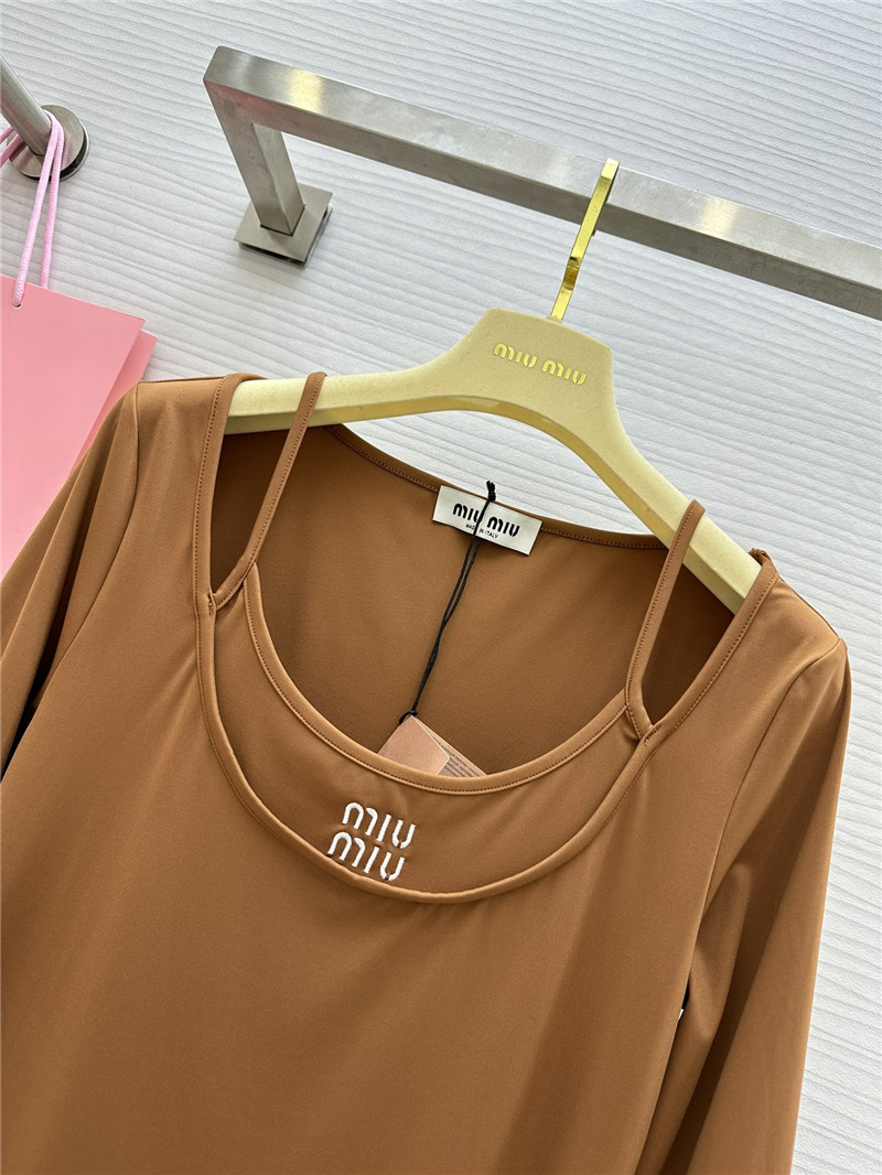 M1um1u long sleeve dress replica clothing sites