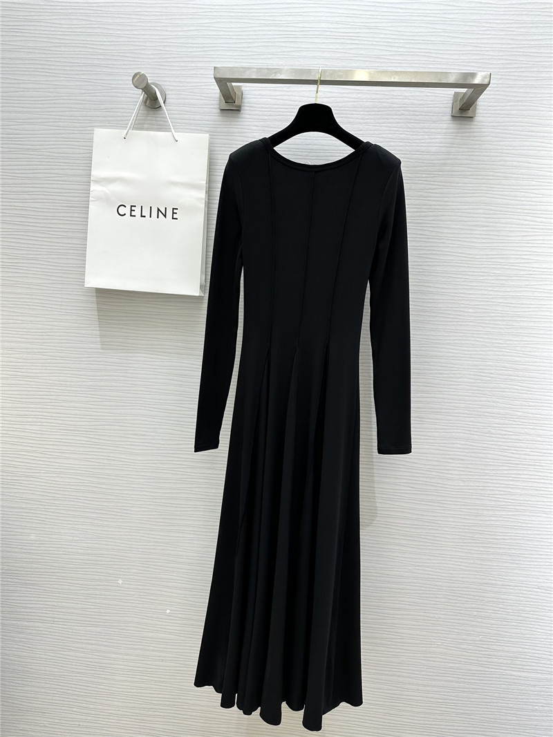 Ce1i*e long sleeve flared dress replica d&g clothing