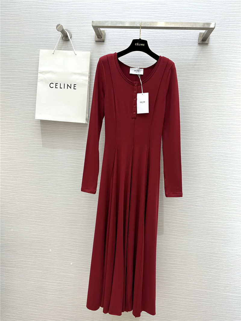Ce1i*e long sleeve flared dress replica d&g clothing