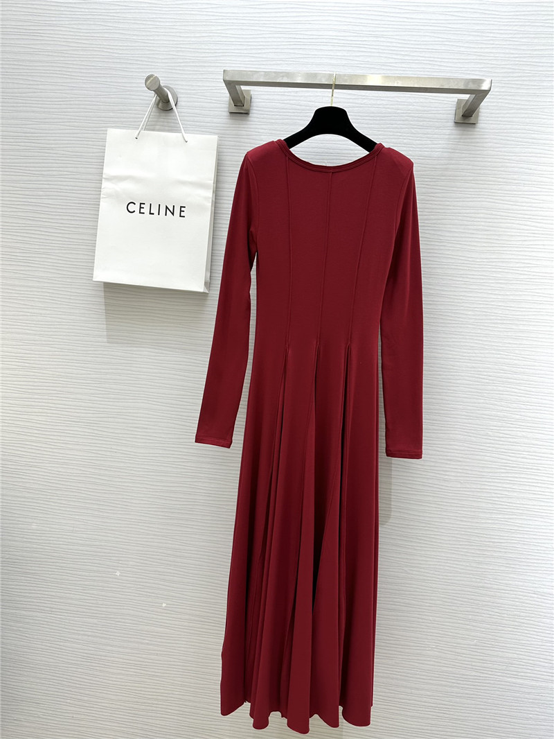 Ce1i*e long sleeve flared dress replica d&g clothing