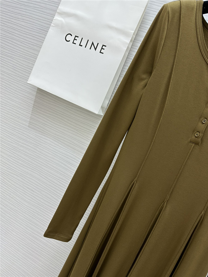 Ce1i*e long sleeve flared dress replica d&g clothing