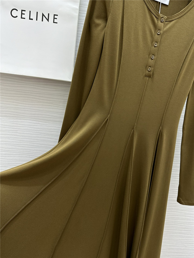 Ce1i*e long sleeve flared dress replica d&g clothing