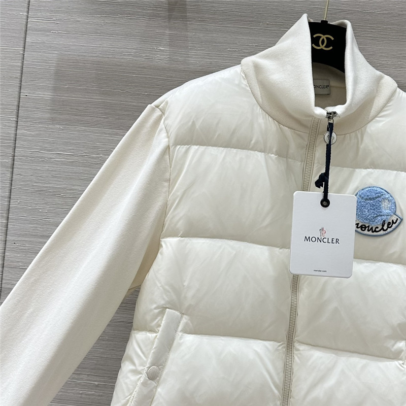 Moncler sweatshirt knitted patchwork down jacket replicas clothes