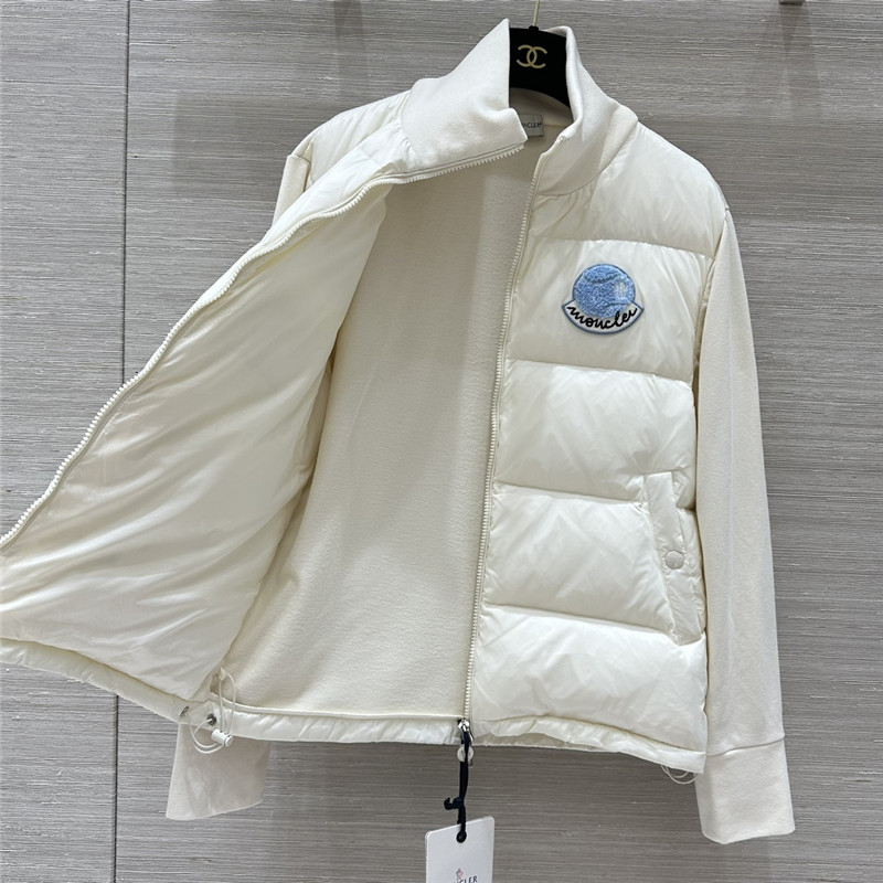 Moncler sweatshirt knitted patchwork down jacket replicas clothes