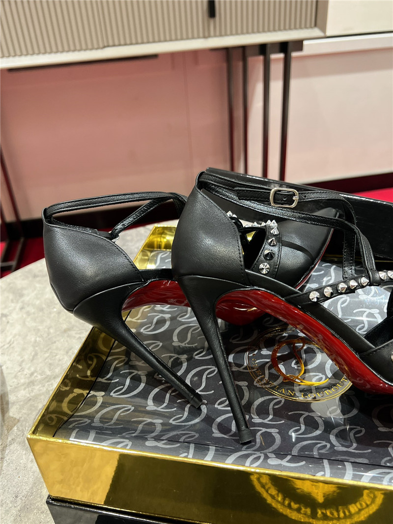 Chr1st1an louboutin tatooshka spikes pump black