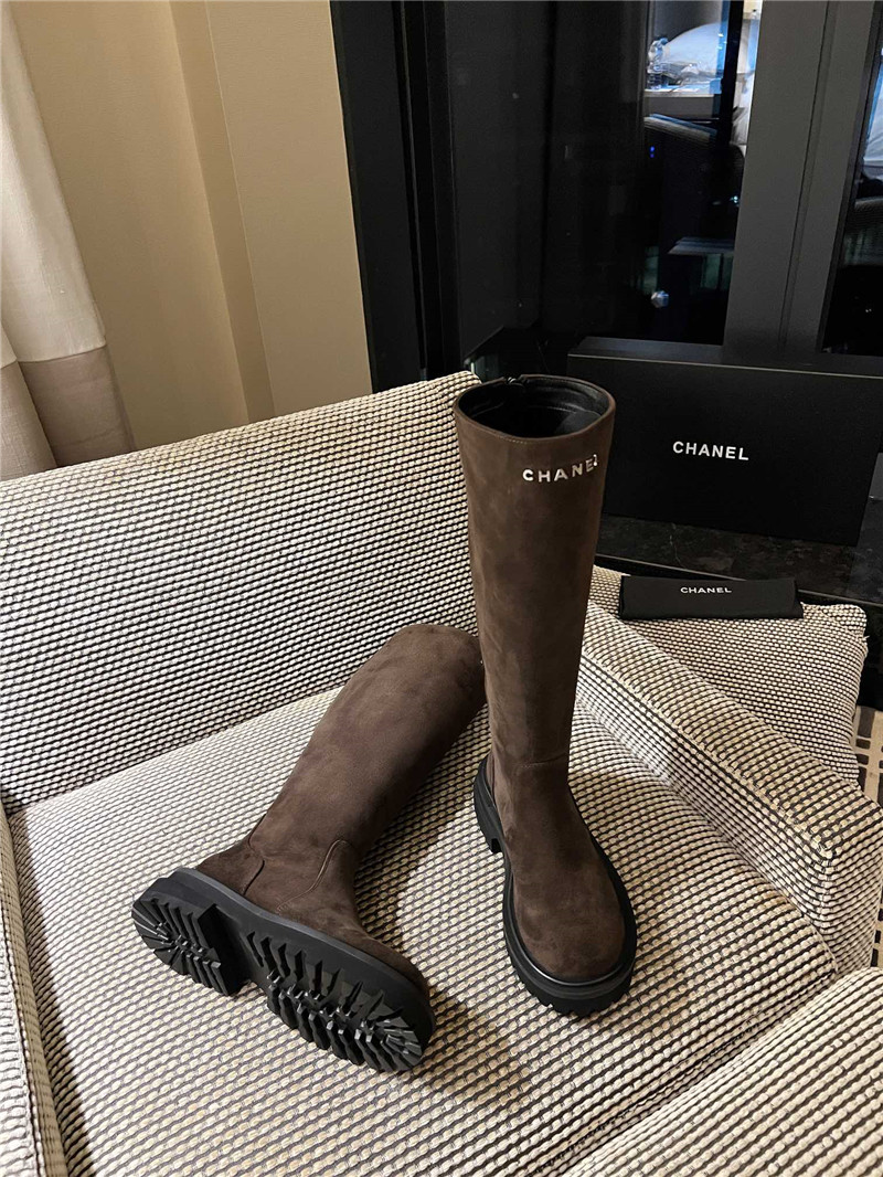 Ch**el women¡¯s suede knee-high boots