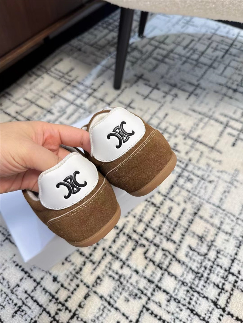 Ce1i*e brown suede sneakers