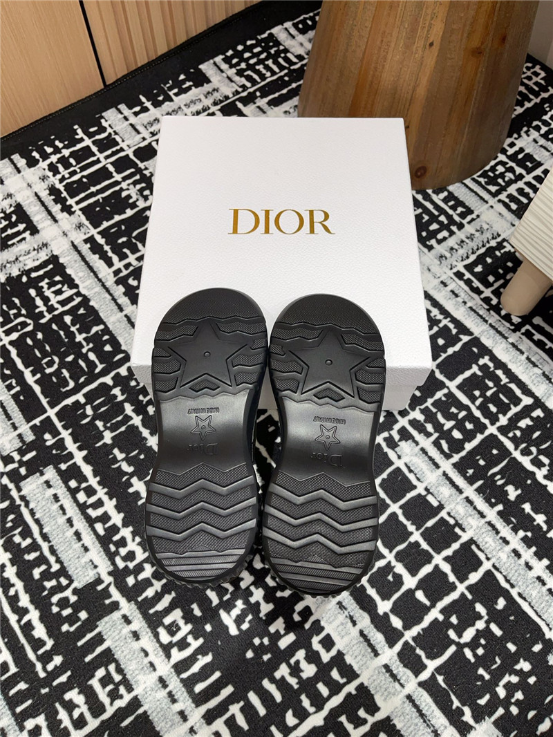 D10r stretch knit logo ankle boots