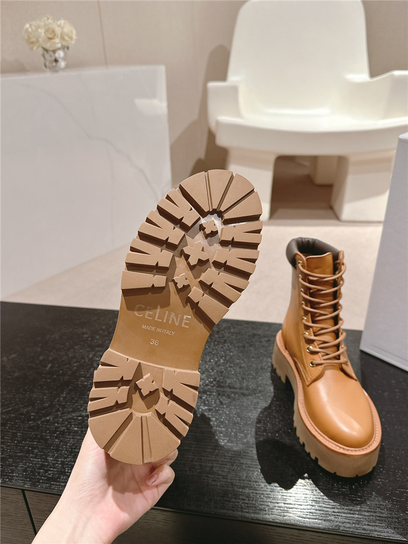 Ce1i*e triomphe rangers lace-up boots in brown