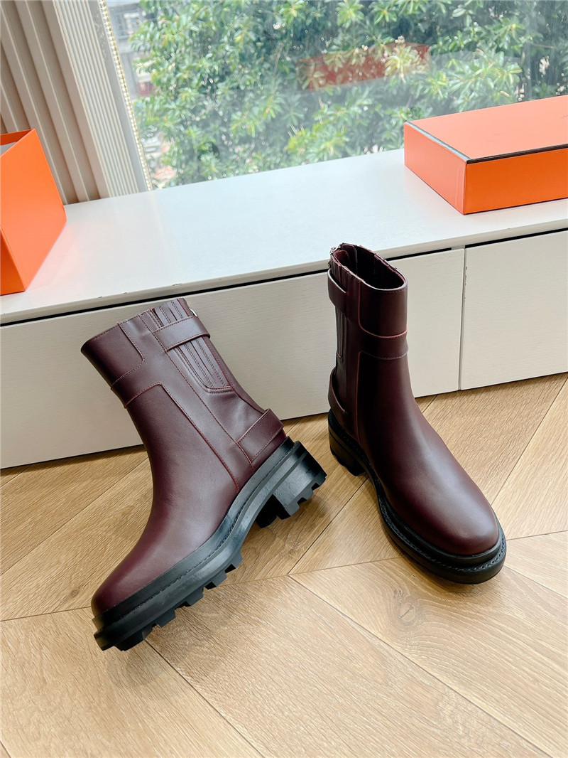 H**me5 burgundy jaimy boots