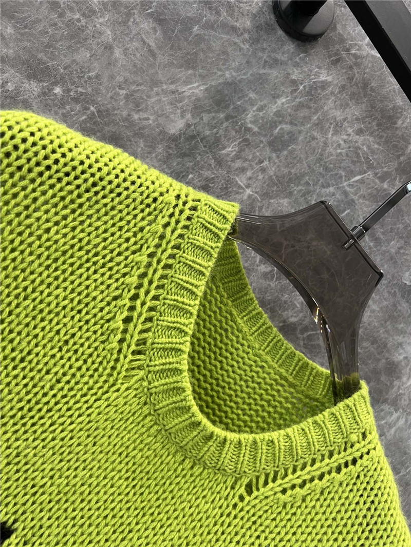 miss D10r oversized knit sweater in cobalt green