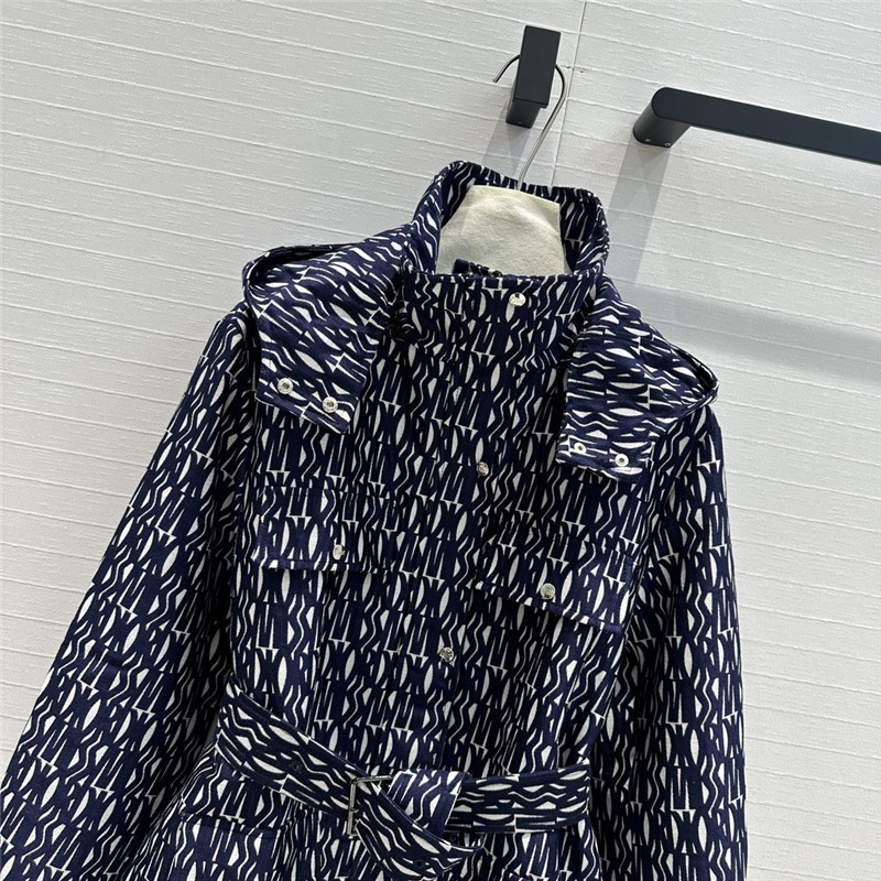 D10r jacquard parka jacket