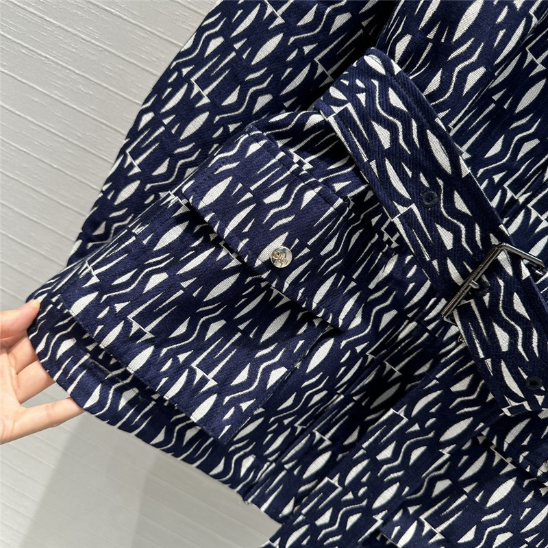 D10r jacquard parka jacket